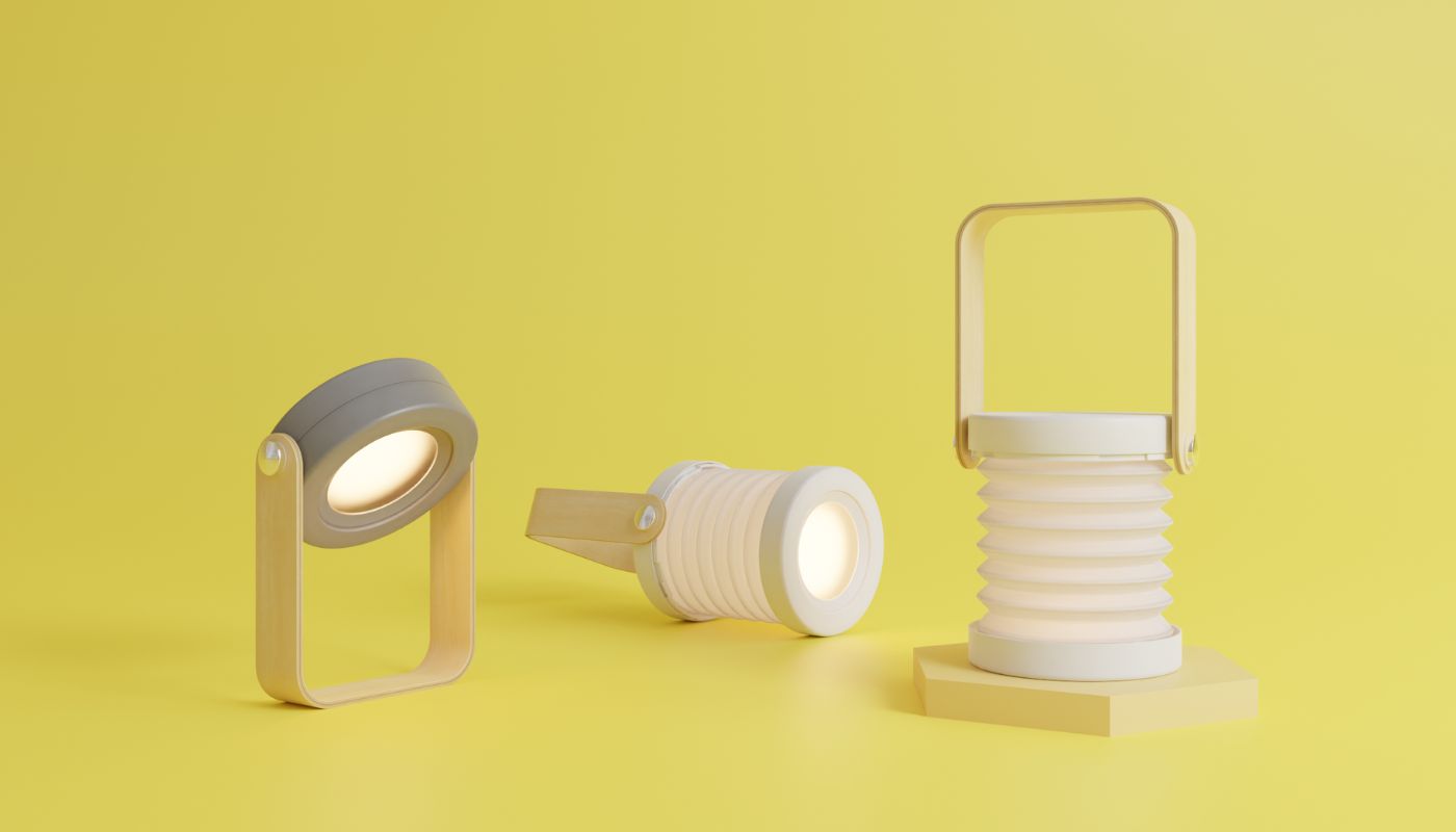 Lampe sans fil rotative 360° – Maison Roche D'Art