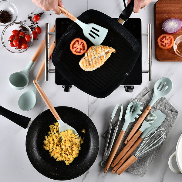 Ustensiles de cuisine en silicone - Set complet – Maison Roche D'Art